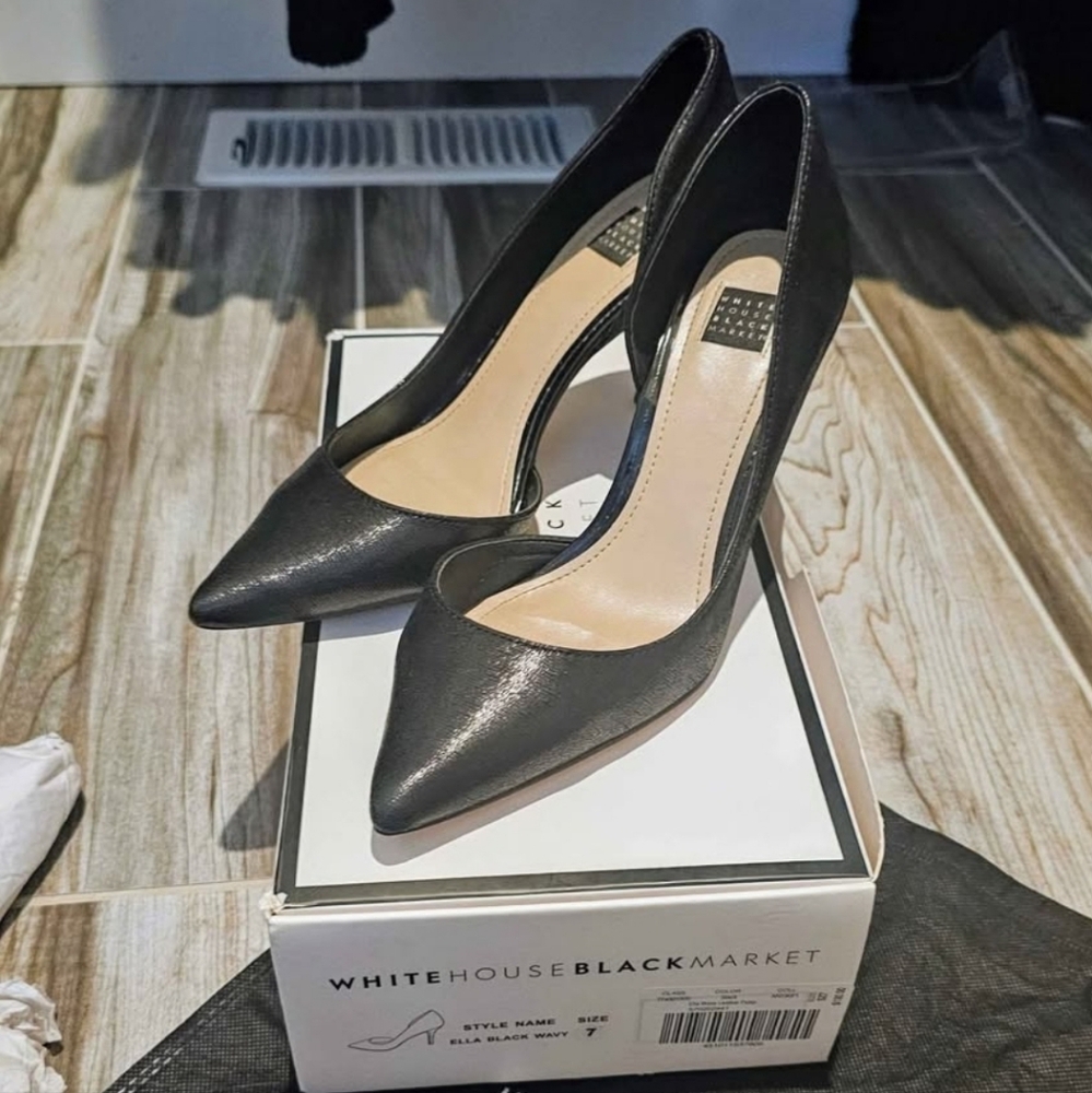 White House Black Market Black Women's Heels